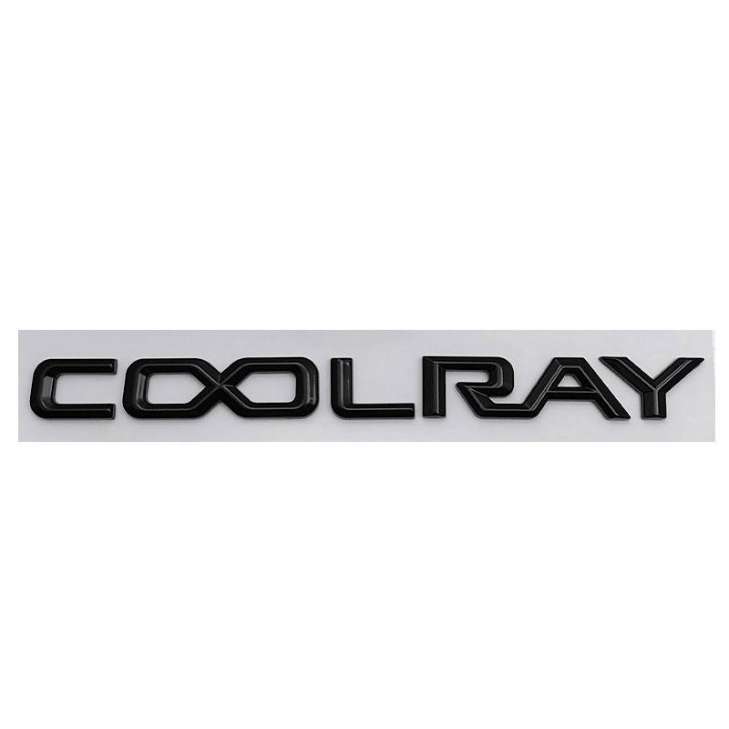 

COOLRAY letter badge car stickers For coolray refitted black personalized logo rear boot label trunk side door parts gloss black