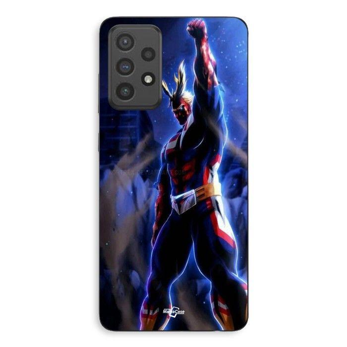 Coque de téléphone - MANIACASE - Samsung Galaxy A72 - Silicone - Souple - All Might My Hero Academia