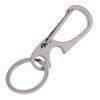 1Pc Titanium Alloy Carabiner Multi-Function Keychain Outdoorwaist Hanging Chain Ring Buckle Beer Bottle Opener Edc Tool