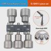 Hexagonal Handle Electric Screwdriver Set, 6.35mm Socket, Metric & Imperial, 9/14 Piece.