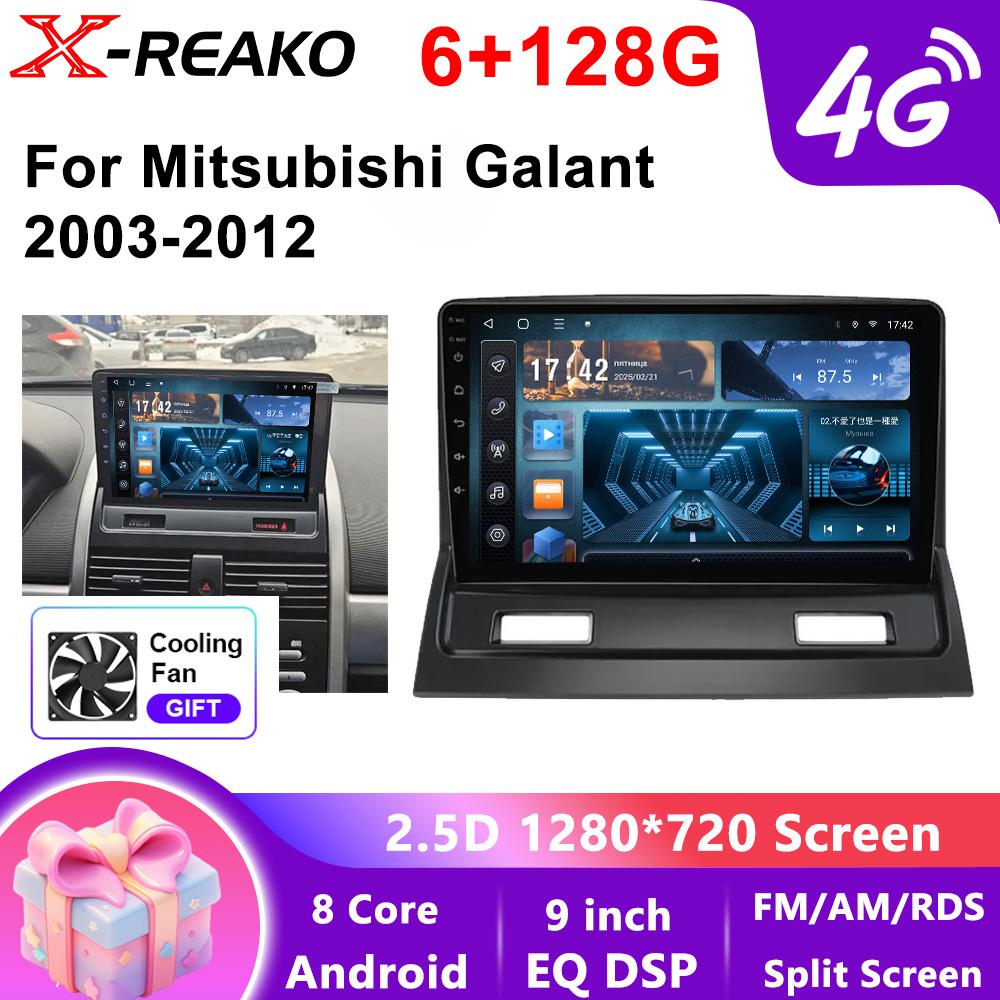 Android 13 Car Radio For Mitsubishi Galant 9 2003 - 2012 GPS Multimedia Player Navi Head Unit Stereo Wireless Carplay Auto Video
