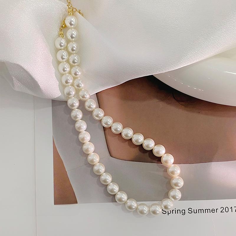 French Pearl Necklace for Women with A Light Luxury and High-end Feel, Simple and Versatile Temperament, Collarbone Chain