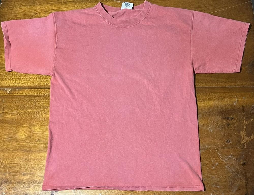 Vintage Pluma Salmon T-Shirt Heavyweight Cotton Medium Made In USA 90s 00s Unisex T-Shirt XXXL