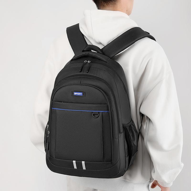 Large-Capacity Leisure Travel Backpack | Business And School Bag, Adjustable Shoulder Strap, Equipped With Padded Laptop Compart