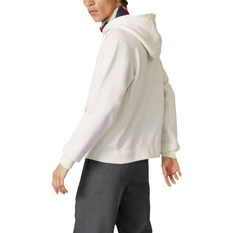 Gucci Cotton Jersey Hooded Sweatshirt 'Off White' Men's 756649-XJFV9-9088