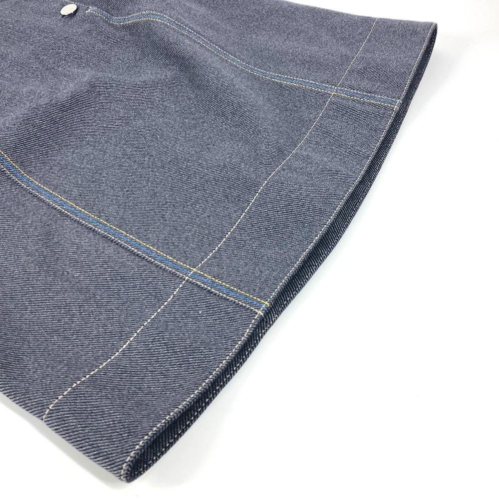 HERMES Serie logo Bottoms apparel skirt cotton blue