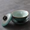 Ceramic Cover Bowl Vintage Tea Bowl Japanese Style Tea Bowl