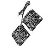 5V USB Power Cooling Dual Fan Router Heat Dissipation Cooler for RTAC68U AC86U EX6200 Tengda AC15