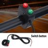 Dilwe Bike Switch Horn Motorcycle Light Handlebar Switch Turn Signal Horn Speaker High Beam