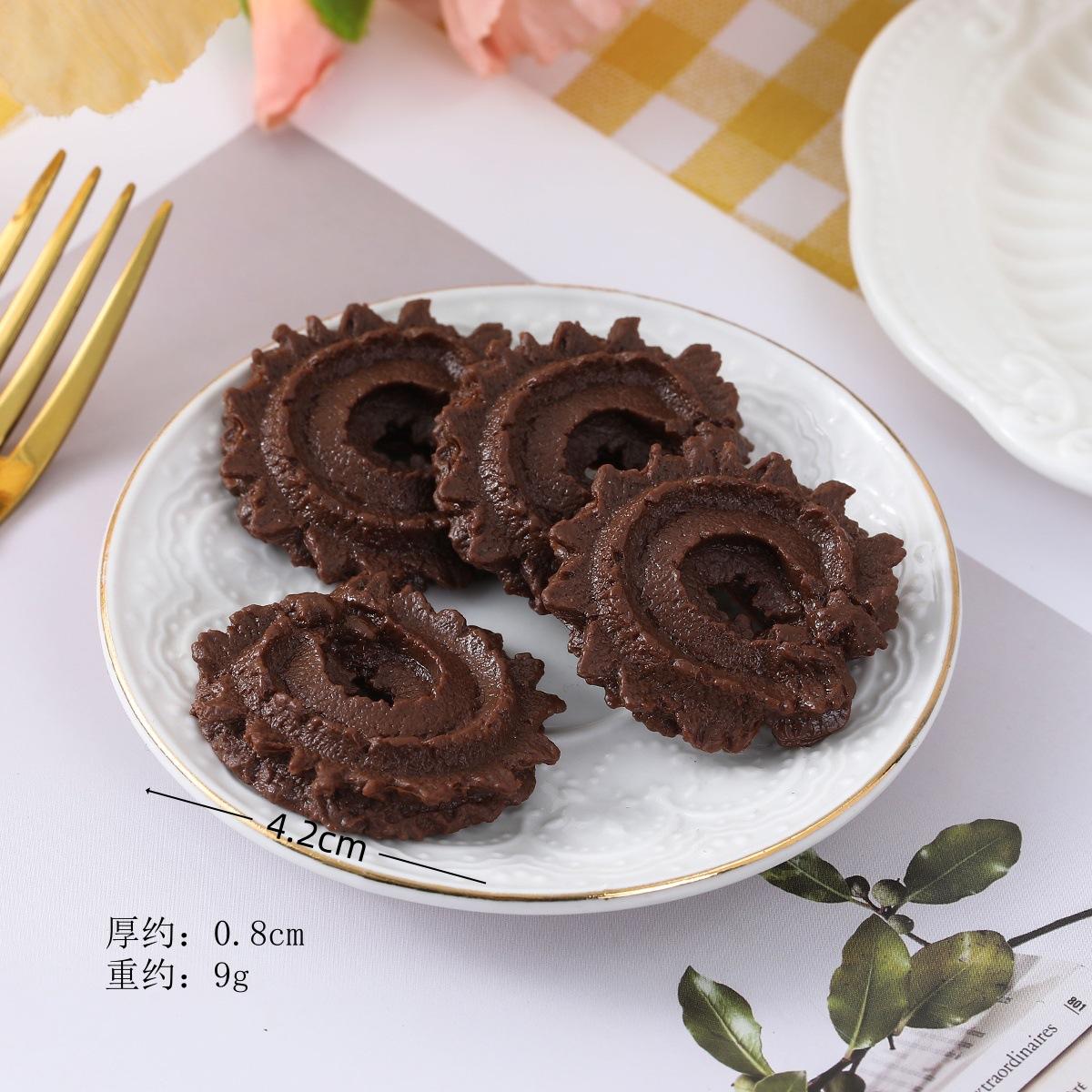 

20PCS Simulation Cookies Fake Biscuits Model for Kitchen Decoration, Faux Cookie Food, Dessert Window Photography Props