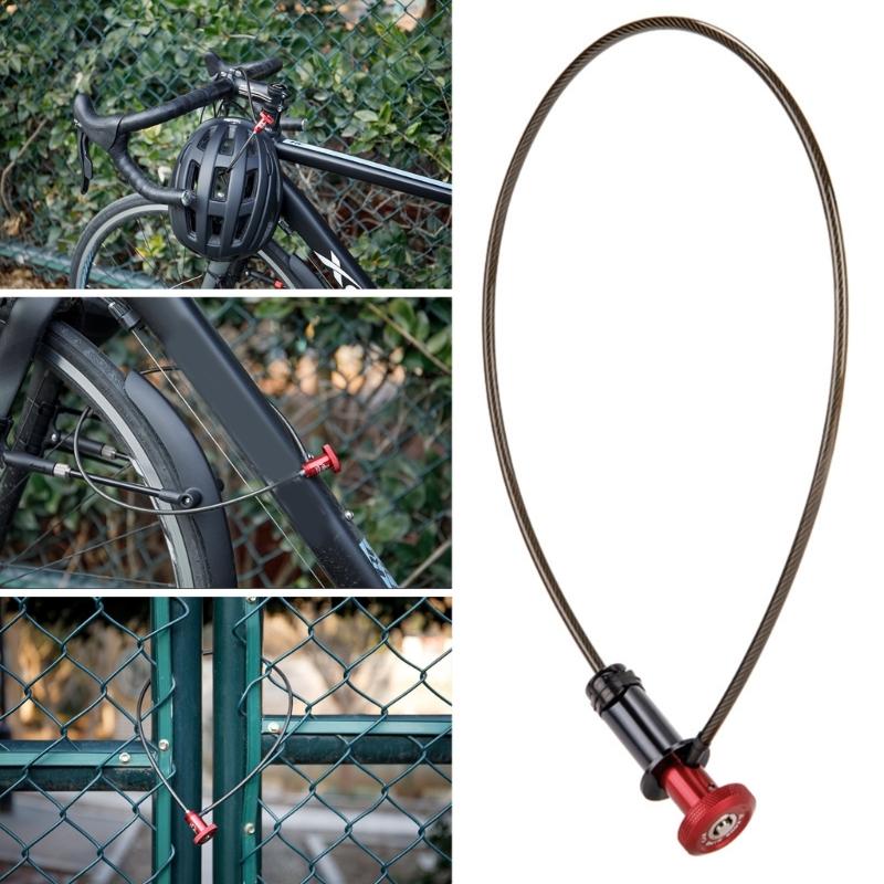 Advanced Security Cable Lock For Bicycles, Anti Theft Device For Cyclist Bicycles Accessories Lock Cable