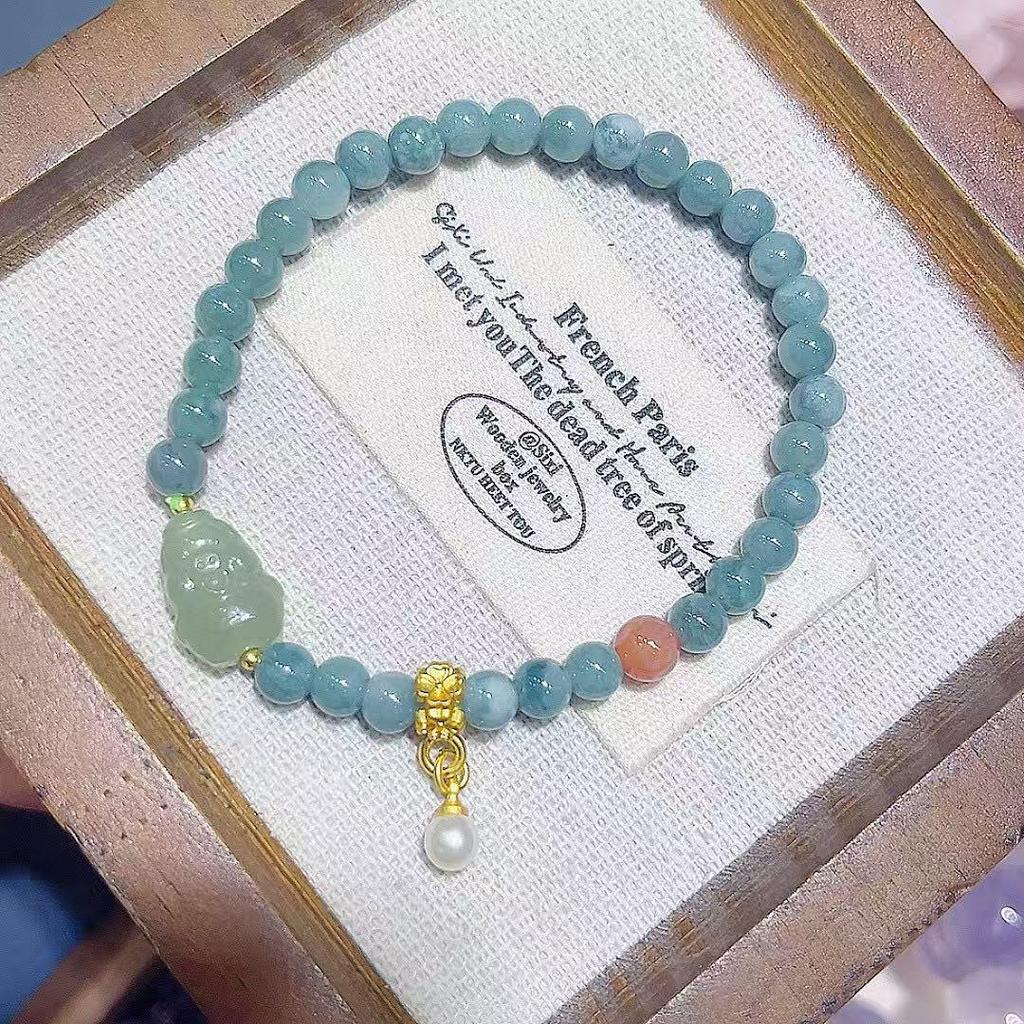 Hetian Jade Pixiu Zodiac Bracelet – Simple Unisex Design