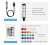RGB LED Streifenlichter, 5V 5050, Mini TV Hintergrundbeleuchtung, Nicht wasserdicht, 24-Tasten Fernbedienung