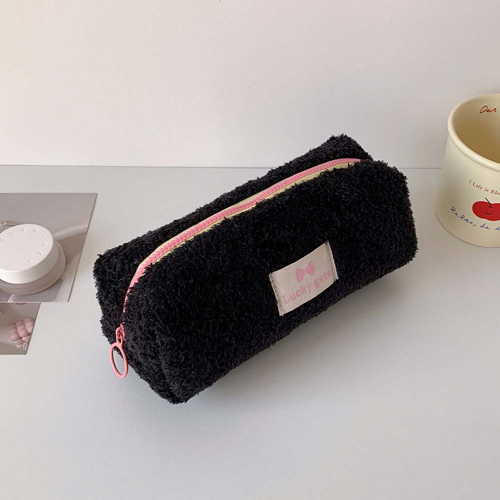 Organizér na psací potřeby Plyšová taštička na psací potřeby Pouzdro na tužky Kosmetická taštička Měkká taštička na tužky