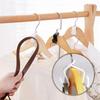 BHBL Clothes Connector Hooks, Black and White Sturdy Plastic Hooks for Hangers Space Saving