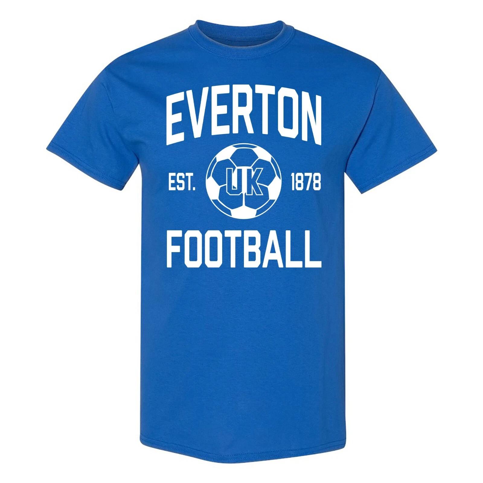 Everton World Classic Football Arch Cup T-Shirt - Royal 2XL