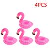 1-20 Pcs Inflatable Drink Cup Holder Tropical Flamingo Party Decoration Swimming Pool Toys PVC Floating Beverage Cup Holder Tray