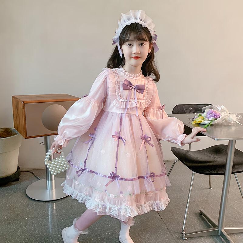 Bamino Girls' Winter Lolita Princess Dress