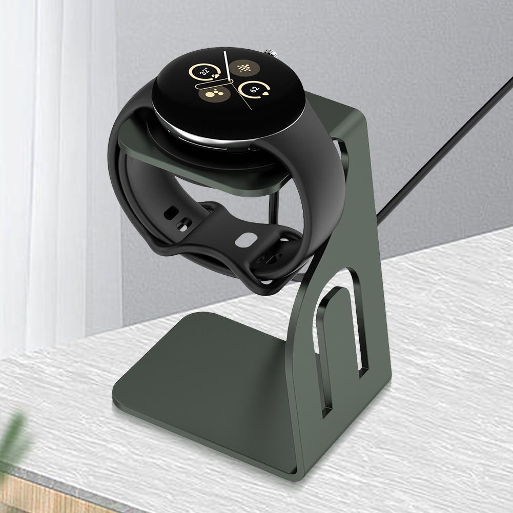 Lade-Ständer Metall-Dock Anti-Rutsch Lade-Dock für Google Pixel Watch 3 41mm 45mm für Google Pixel Watch 2/Fitbit Ace LTE