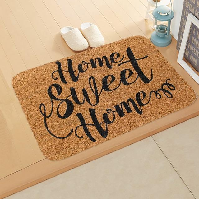 Home Sweet Home Carpet for Living Room Bedroom Rug Door Kitchen Unslip Floor Mats Birthday gift photography props Alfombra Rug