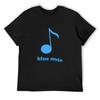 Blue Note 1 T-Shirt Anime Clothes Sweat Croswit Shirt Man Tees Compression Shirt Men