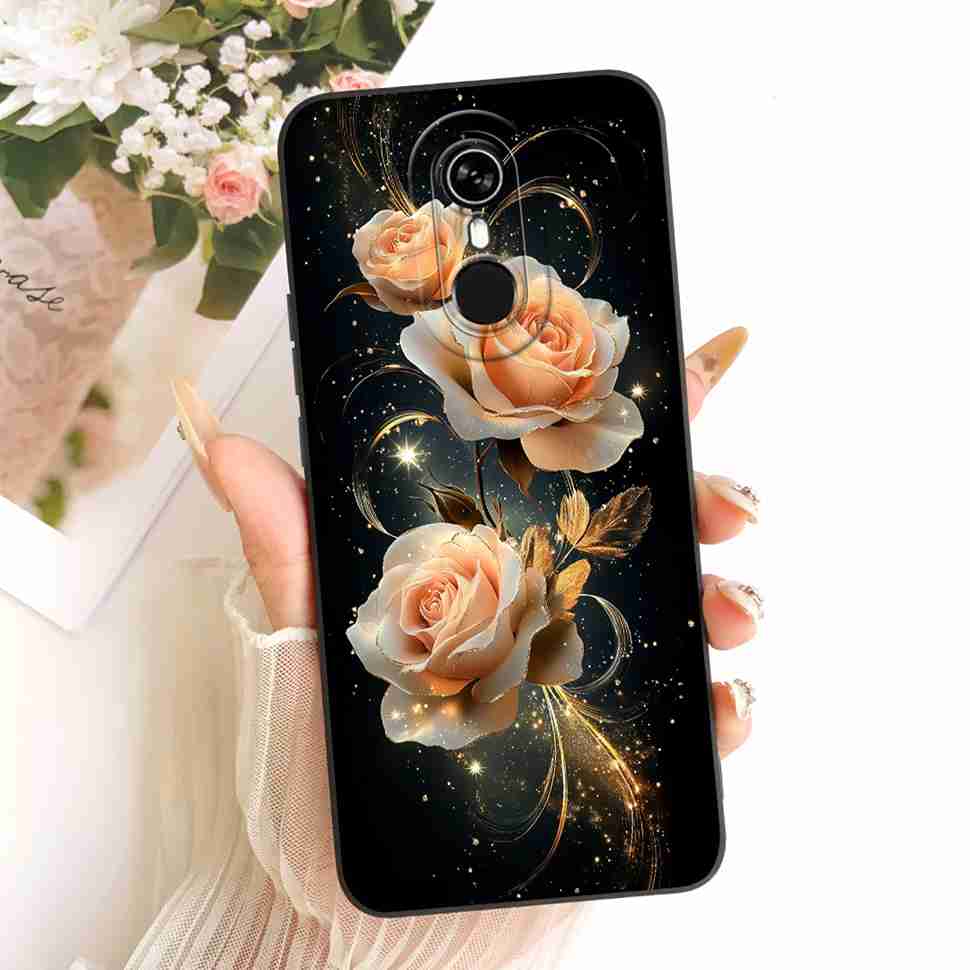 Luxury For Itel A33 5.0" Case Fashion Painted Flowers Silicone Back Cover Coque For ITEL A 33 a33 Full Protection Phone Shell