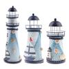 Mediterranean LED Light Lantern Light House Table Decoration