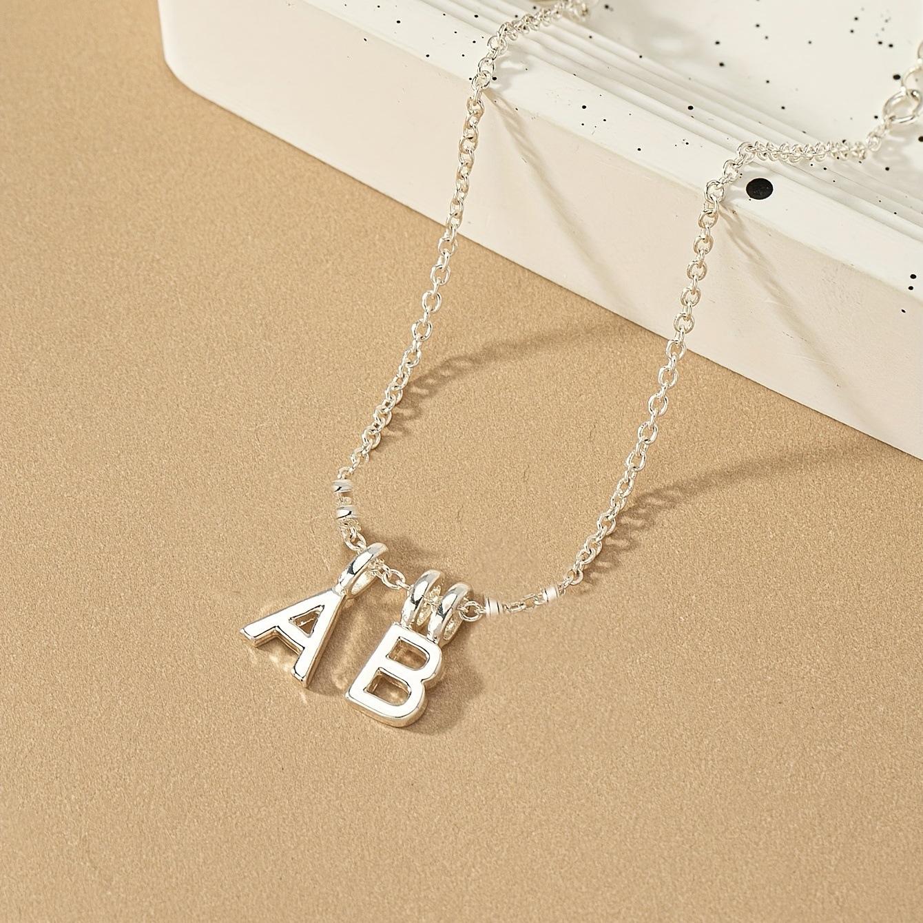 

Detachable pendant bracelet women s niche design simple and versatile letters are on sale