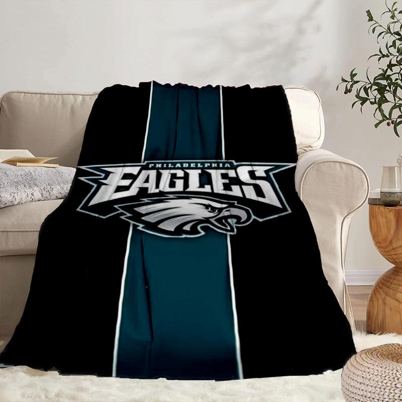 Philadelphia Eagles Portable Blanket/Soft Blanket Bedding Blanket Suitable for Travel Camping Living Rooms Offices Sofas Fan Gifts