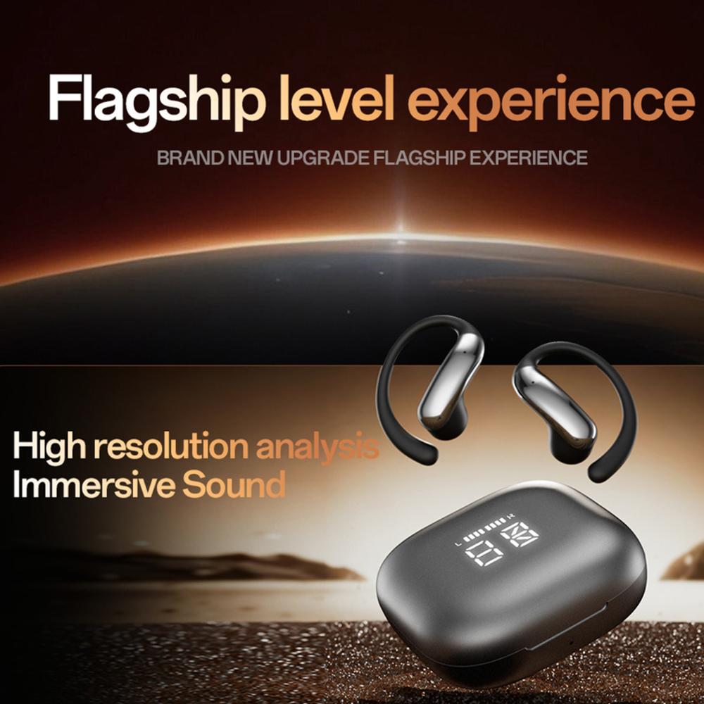 Wireless Smart Translator Open-Ear Earbuds, Bluetooth 6.0, Low Latency, HiFi, Long Play