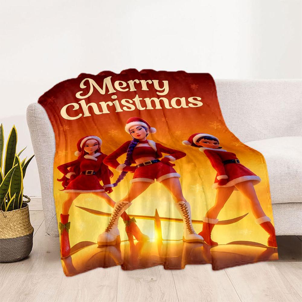 K-Pop Demon Hunters Blanket CozyBlanketSoft Warm Cozy Throw For Sofa Couch Office Bed Picnics Ideal for All Seasons Cozy Home Lovers Best Y26