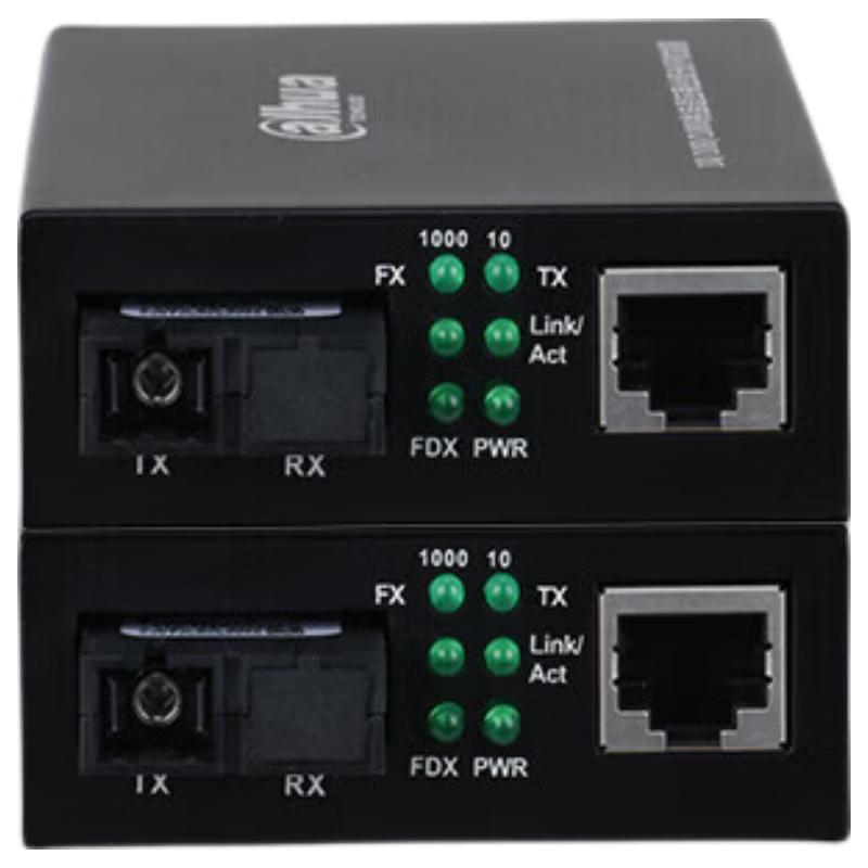 Dahua Gigabit Fiber Optic Transceiver Pair