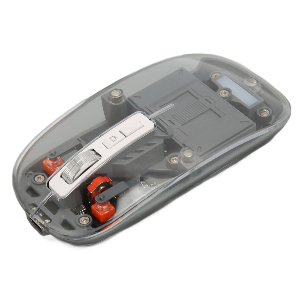 Wireless 3 Mode 5.1 5.1 2.4GHz Mouse Transparent Clear Mouse Re able Silent Mouse for PC Laptop Notebook Computer
