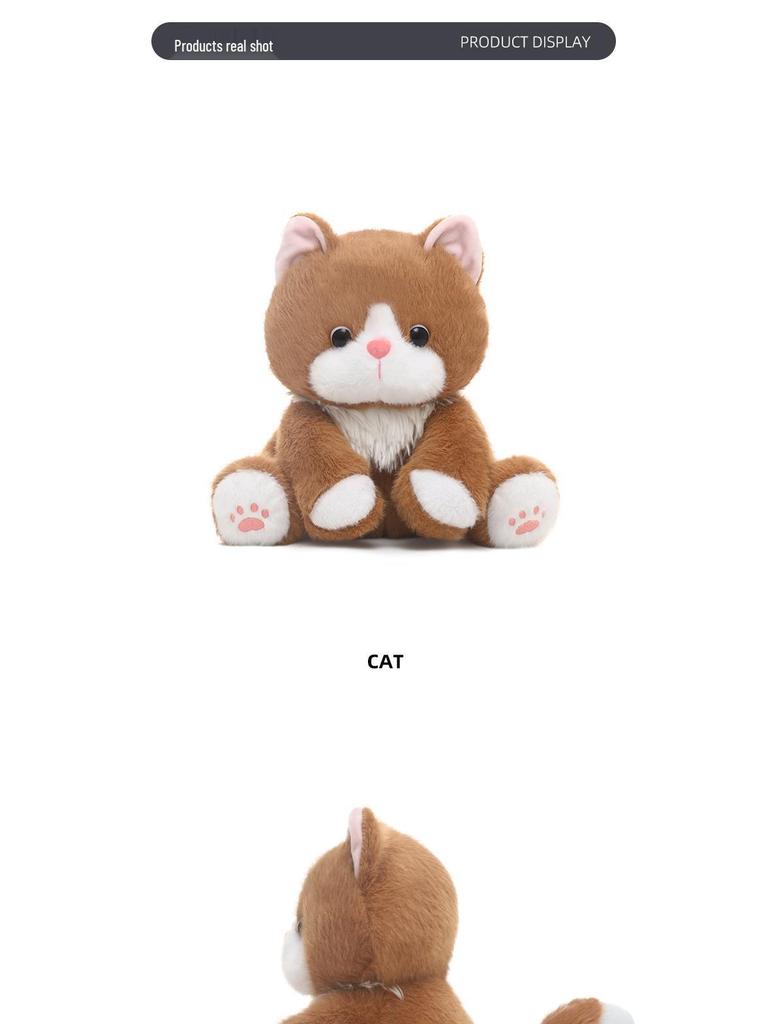 Adorable Dazed Meow Star Kitten Plush Toy – Soothing Companion for Children