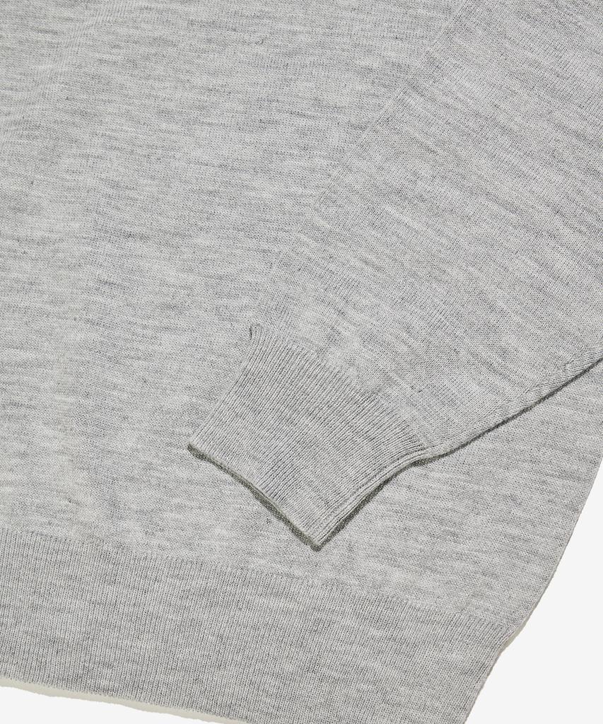 Seutaendeuobeo Crop V-Neck Knit [Gray]