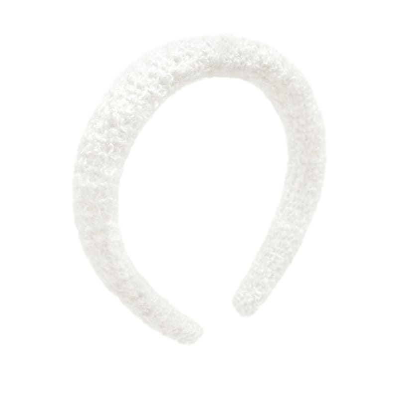 VVV Boucle Volume Hairband _ White