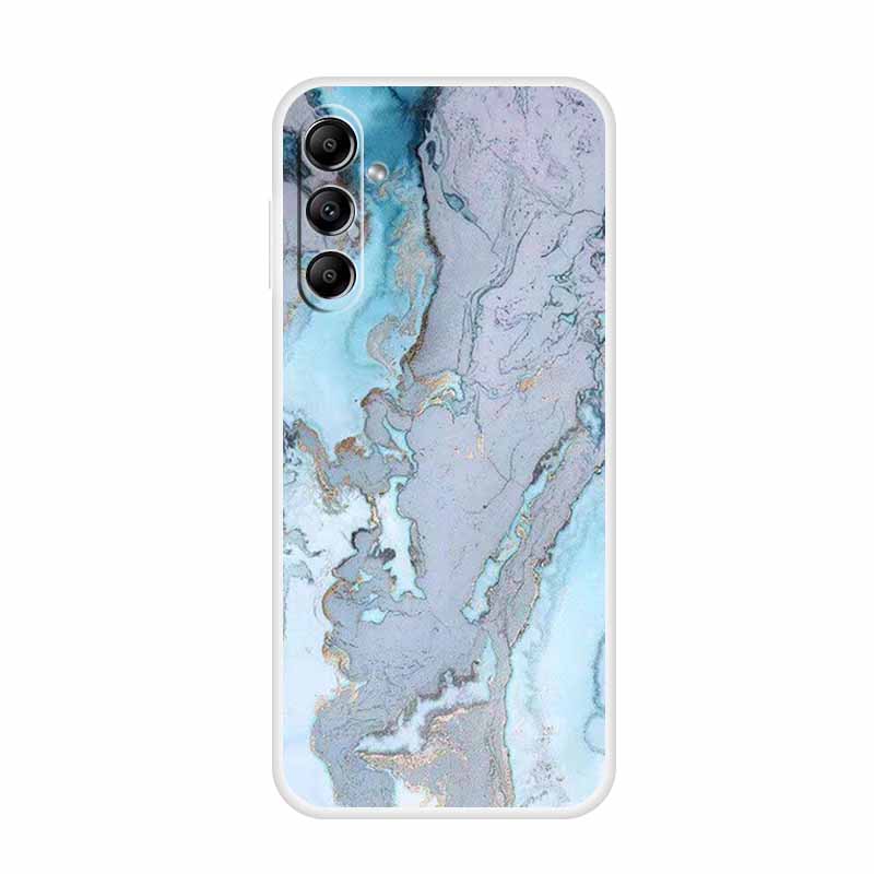 For Samsung Galaxy A14 A34 A54 5G Marble Soft Case Silicone TPU Phone Back Cover Coque for Samsung A 54 34 14 4G Cartoon Fundas