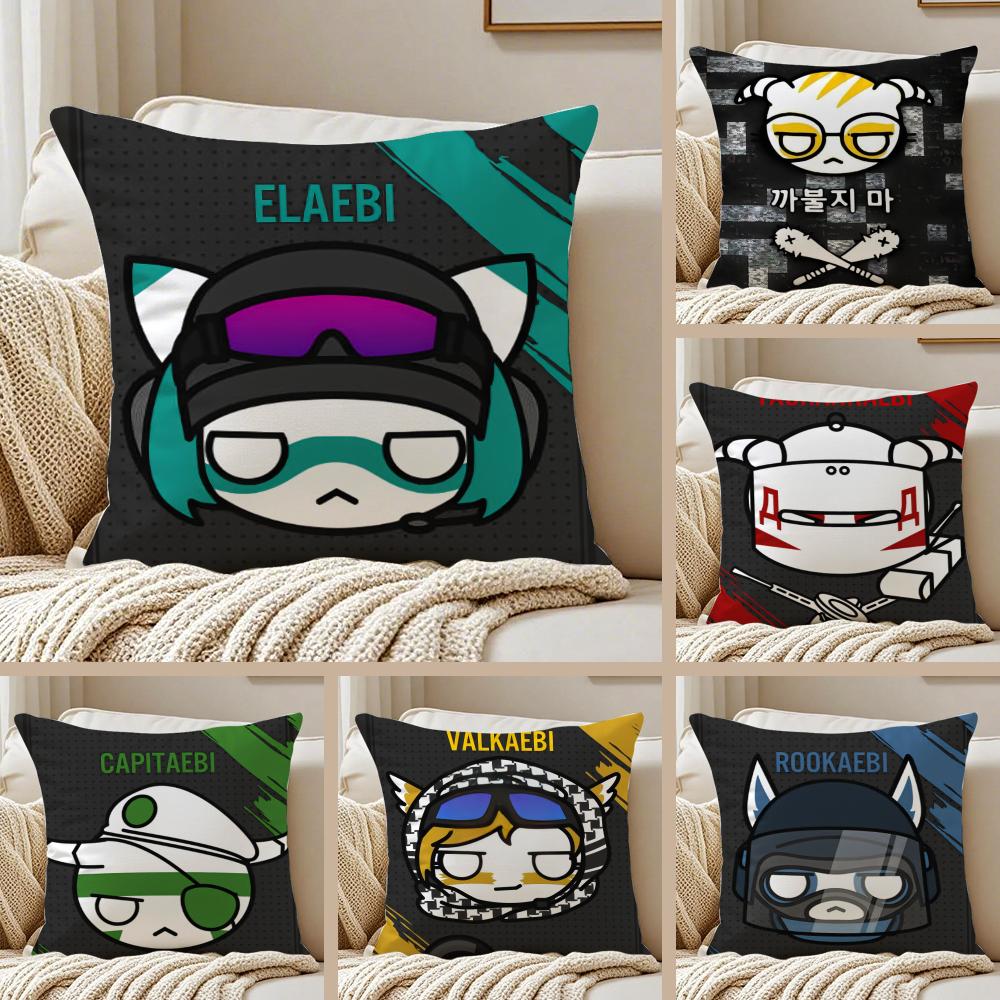 Game DDOKKAEBIS Cushion Cover Pillowcase Ultra Soft Skin Friendly Fabric Cloud Like Comfort Concealed Zipper