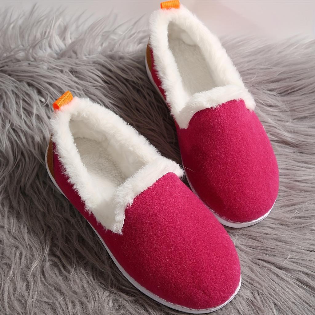 Winter New Indoor and Outdoor Women's Fashionable with Plush Comfortable Warm and Lightweight Women's Shoes