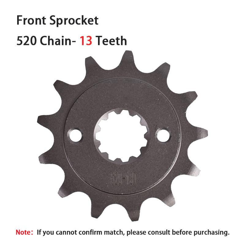 520 13T 14T Tooth Front Sprocket Gear Wheel Cam Pinion For Honda Off Road CRF250 CRF250L Rally ABS CRF250LA CRF 250 L 2013-2021