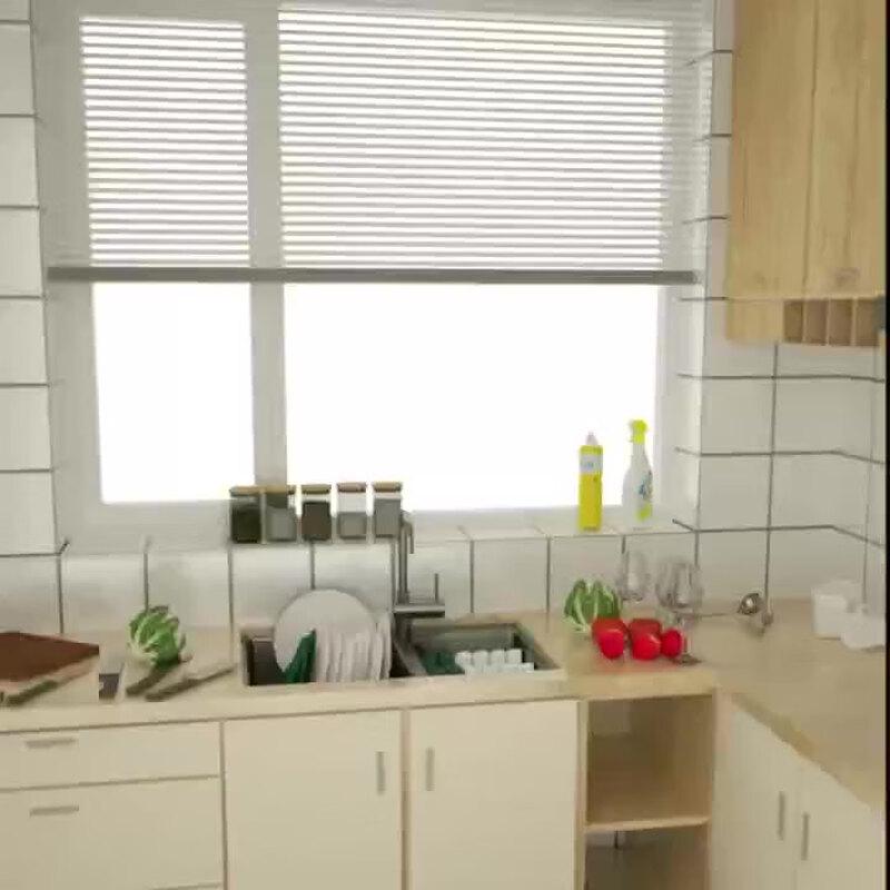 Miflame 85cm Stainless Steel Sink Storage Rack