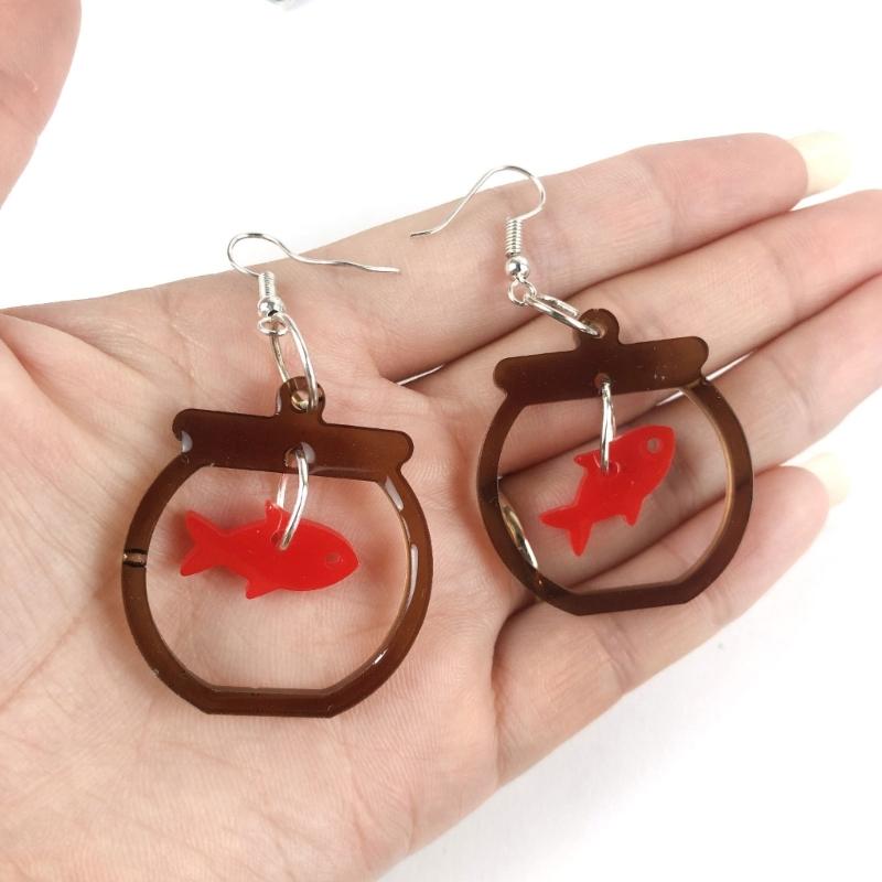 Fishbowl Clouds Necklace Mold Silicone Pendant Mold Earring Ornament Epoxy Resin Casting Jewelry Making Diy Crafts