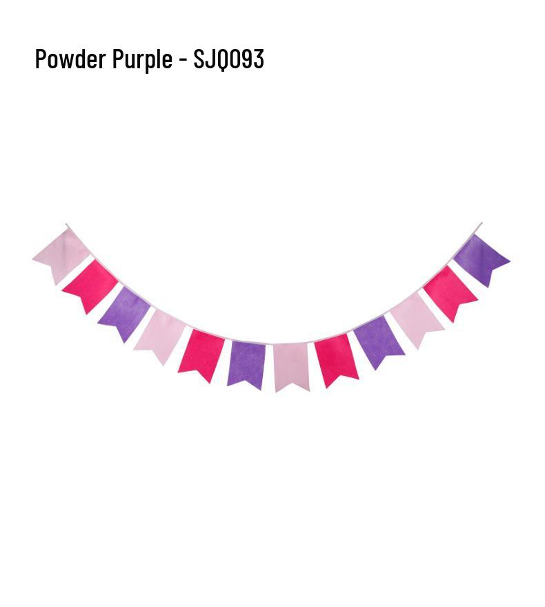 Colorful Kids' Birthday Camping Star and Fishtail Hanging Flags for Parties and Kindergarten Decor