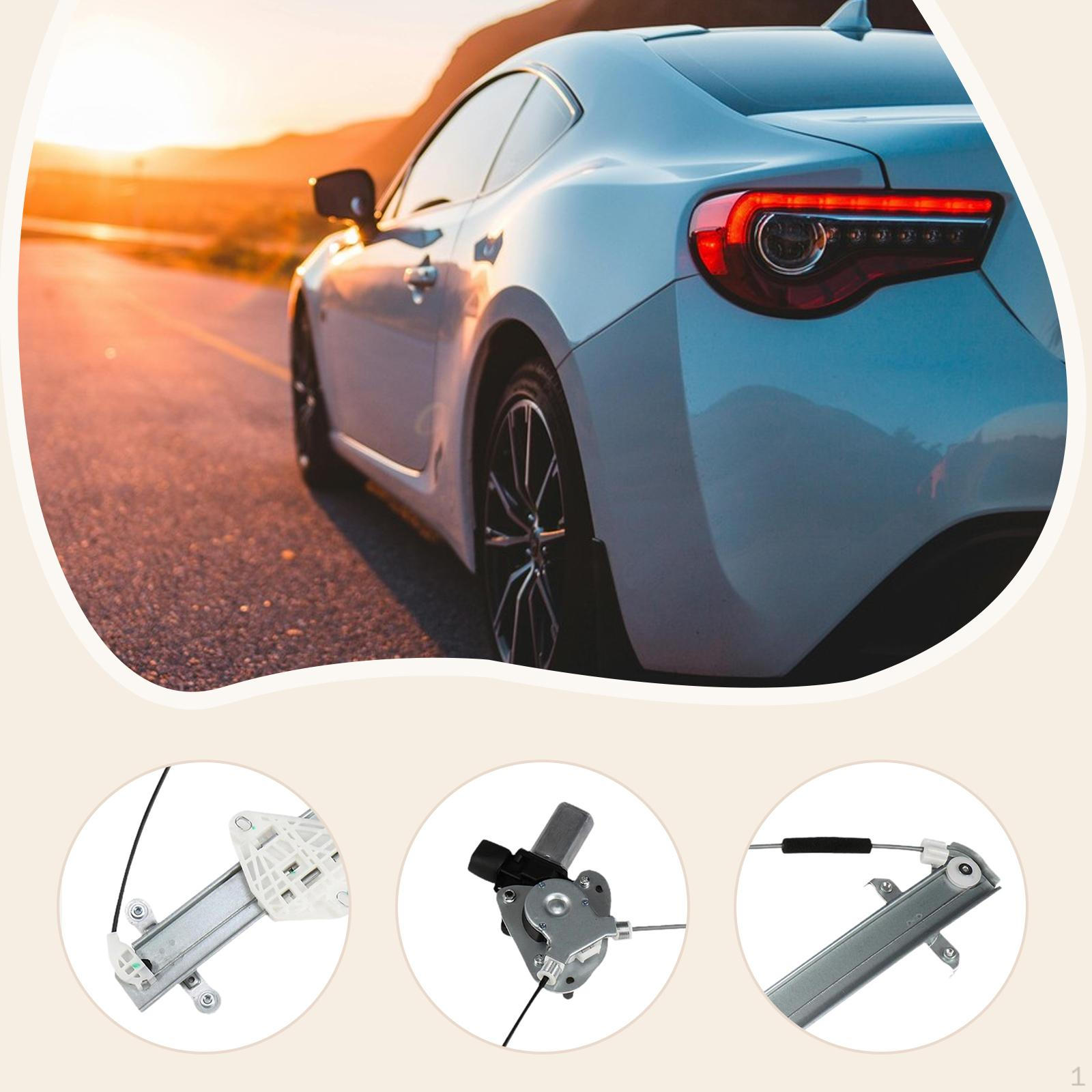 

Power Window Regulator Replace Parts Simple Installation Spare Premium Front Left with Motor