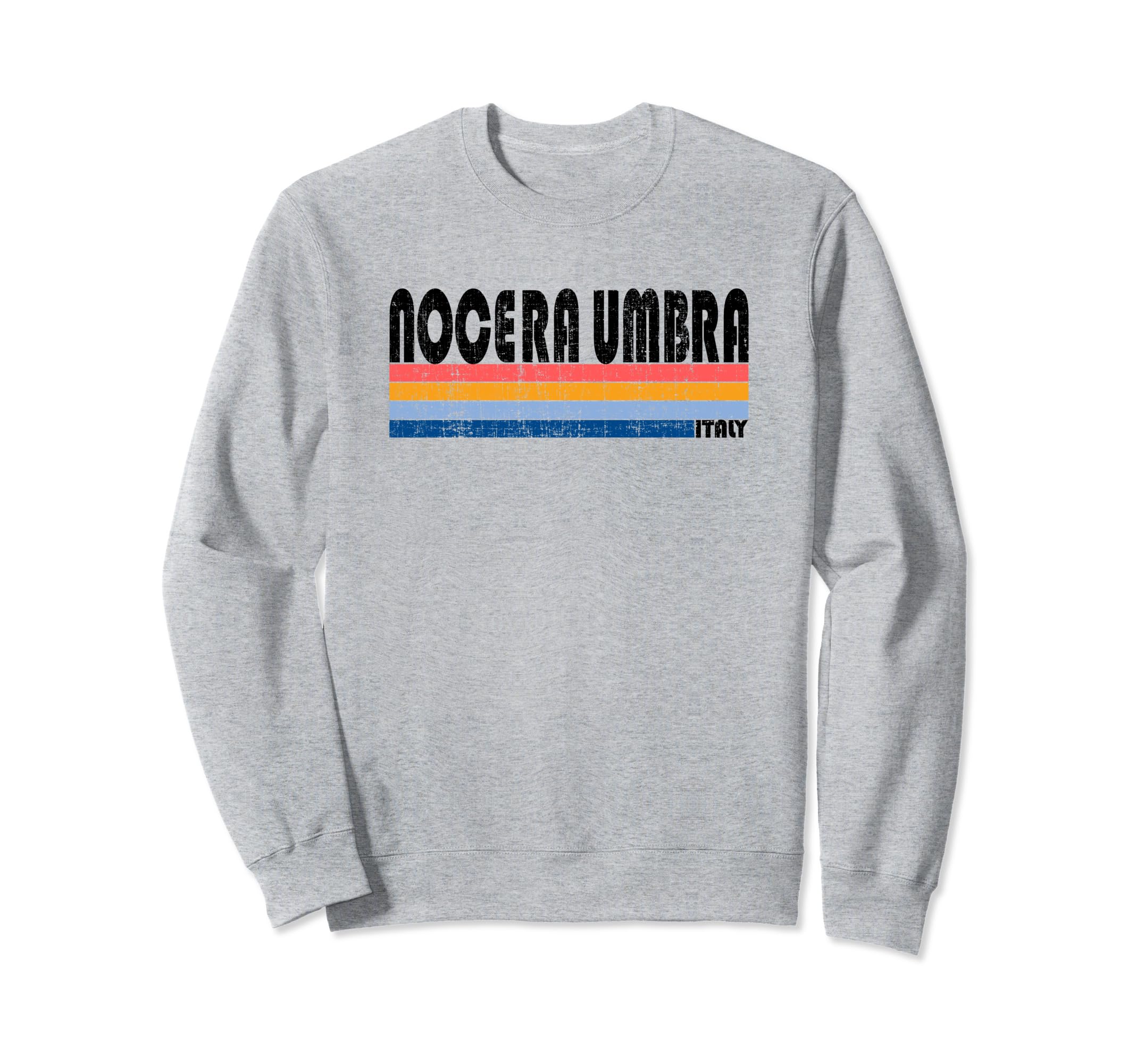 

Nocera Umbra Italian Retro 70s and 80s Style Sweatshirt серый