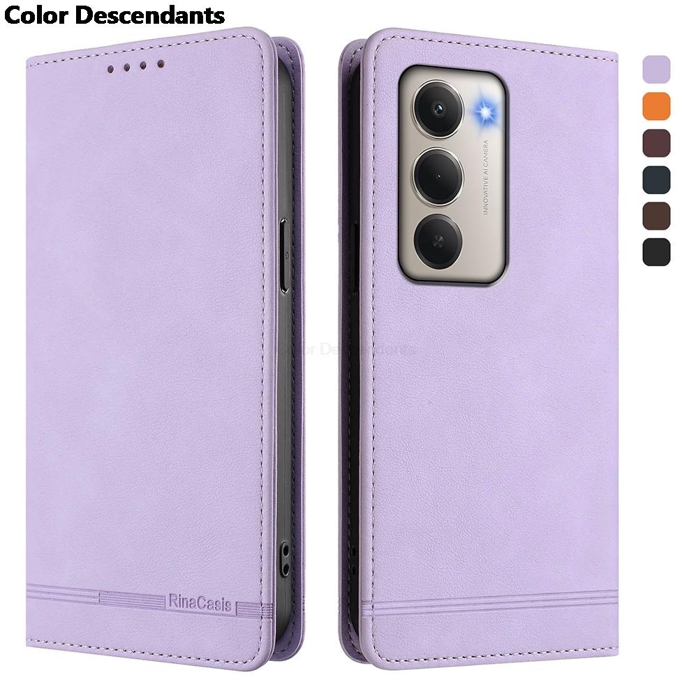 Magnetyczne Etui Książkowe Dla Xiaomi 14T Poco C75 X7 Redmi A5 A4 A3 Redmi 14S 14C 14R Note 14 13 Pro Plus Skórzane Etui Antykradzieżowe RFID