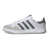adidas Originals Team Court Durable Shock Absorption Low-Top Skate Shoes Unisex Sneakers White Gray FY5370