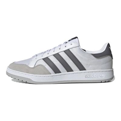 Originals Team Court Durable Shock Absorption Low-Top Skate Shoes Unisex Sneakers White Gray FY5370