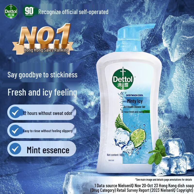 Dettol Mint Ice Refreshing Shower Gel