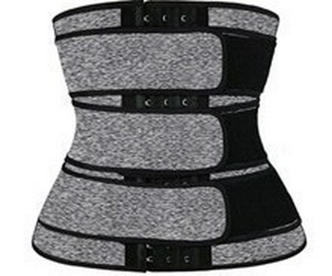 Yoga Waist Shaping and Fitness Belt with Zipper and Velcro for Sweat Relief